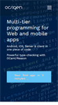 Mobile Screenshot of ocsigen.org